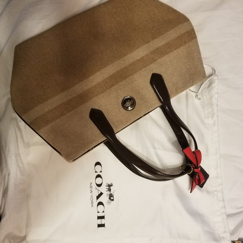Coach Small Wool Handbag